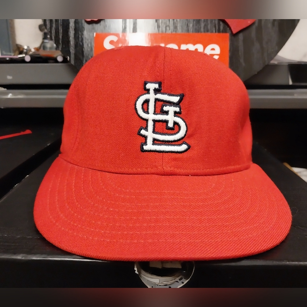 New Era Vtg Fitted Hat 70's St.louis Cardinals Size 7 1/2 Mens